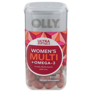 Olly Multi + Omega-3 Womens Ultra Softgels 60 CT [UNFI #2736353]