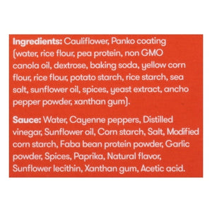 Wholly Veggie! Cauliflower Wings Buffalo 8/13.2 OZ [UNFI #2499085] [ebt]