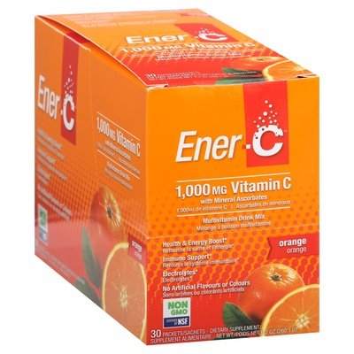 Ener-C Multivitamin Drink Mix Vitamin C 1000 Mg Orange 1/30 PKT [UNFI #1275163]