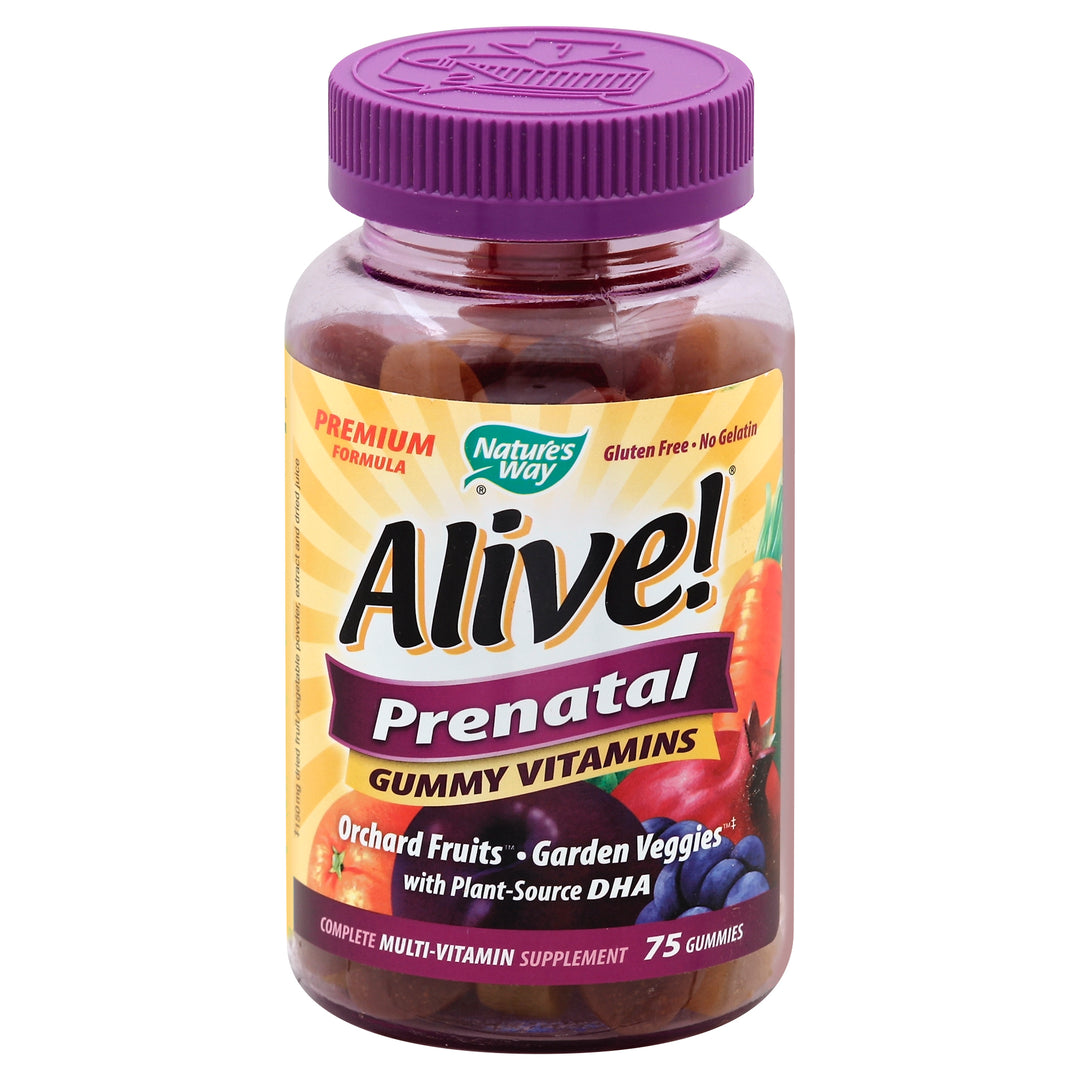 Natures Way Gummy Vitamins Prenatal Gummies 75 CT [UNFI #1685205]