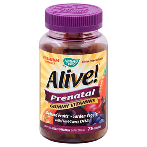 Natures Way Gummy Vitamins Prenatal Gummies 75 CT [UNFI #1685205]