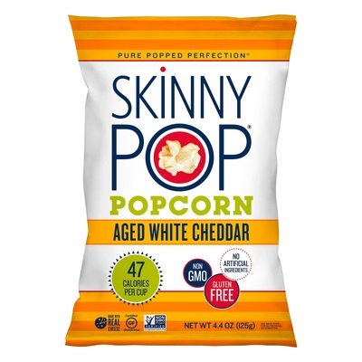 Skinnypop Popcorn Popcorn Aged White Cheddar 12/4.4 OZ [UNFI #2089761] [ebt]