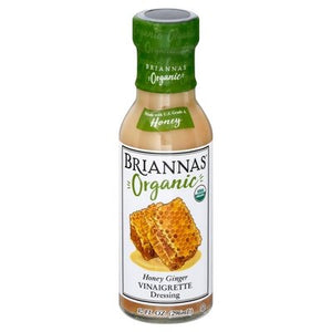 Briannas Dressing Vinaigrette Honey Ginger 6/10 OZ [UNFI #2412484] [ebt]