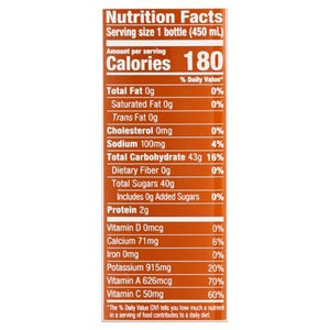 Evolution Fresh Cold-Pressed Juice Organic Carrot Citrus Radiance 6/15.2 OZ [UNFI #2578227] [ebt]