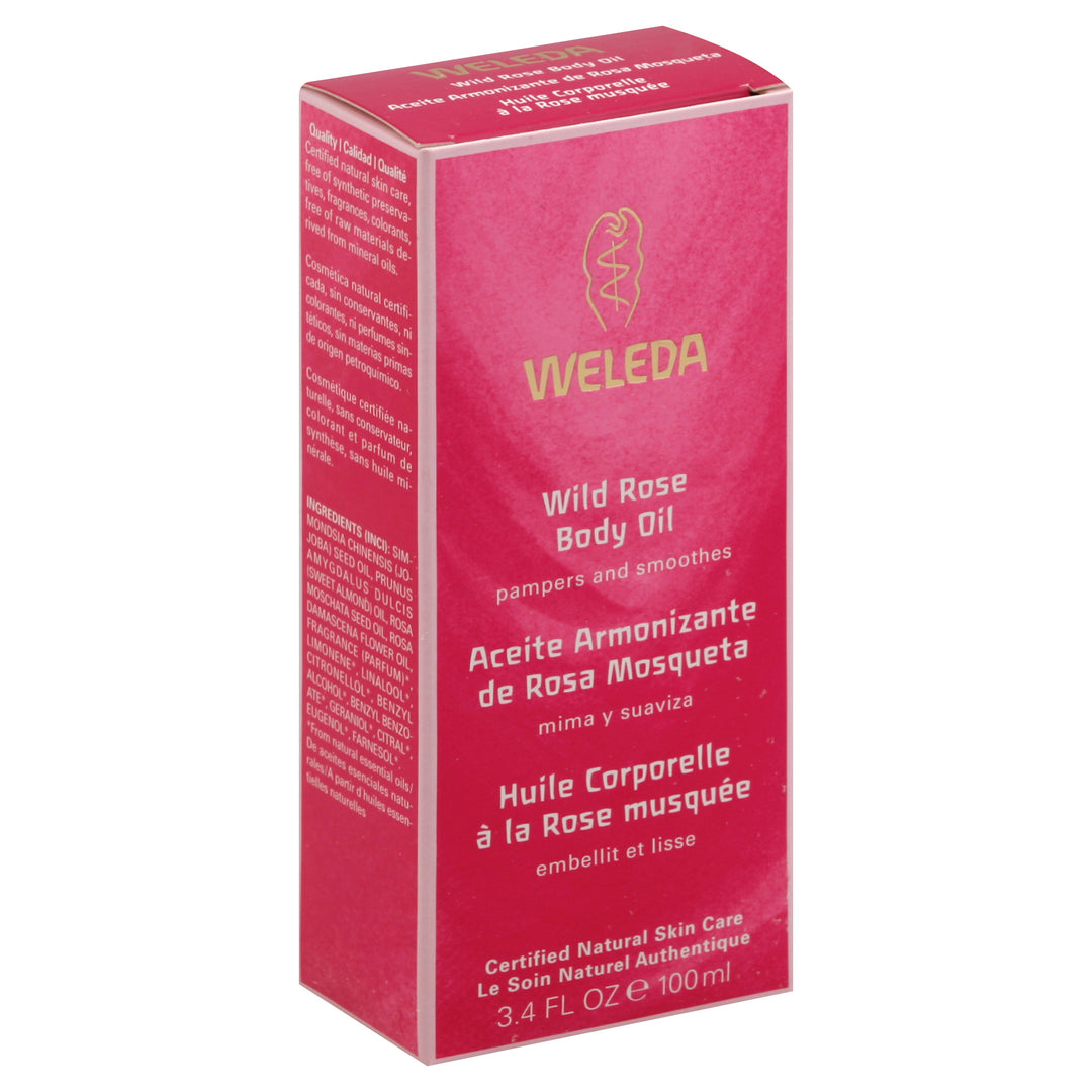 Weleda Body Oil Wild Rose 3.4 OZ [UNFI #594671] T