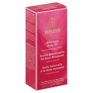 Weleda Body Oil Wild Rose 3.4 OZ [UNFI #594671] T