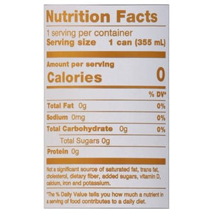 Zevia Soda Zero Calorie Cream 12/12 OZ [UNFI #2819308] [ebt]