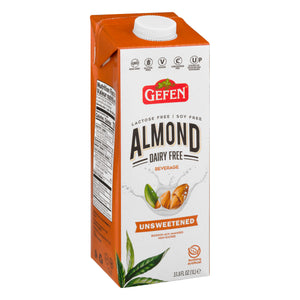 Gefen Almond Milk Dairy Free Unsweetened 10/33.8 OZ [UNFI #2513166] [ebt]