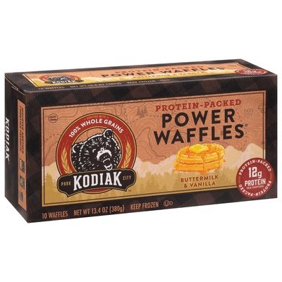 Kodiak Cakes Power Waffles Buttermilk & Vanilla 8/13.4 OZ [UNFI #2185056] [ebt]
