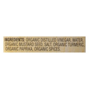 Woodstock Mustard Organic Yellow 12/8 OZ [UNFI #455154] [ebt]