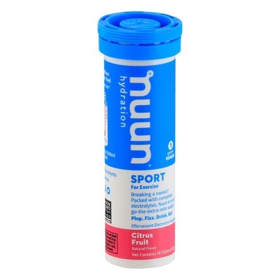 Nuun Sport Tablets Citrus Fruit 8/10 TAB [UNFI #1698471]