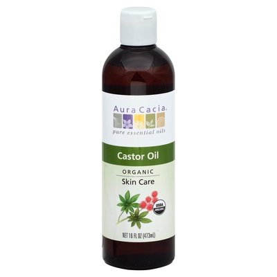 Aura Cacia Castor Oil Organic 1/16 OZ [UNFI #1571769] T