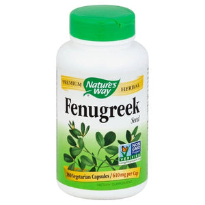Natures Way Fenugreek Seed 610 Mg Vegetarian Capsules 180 Cap [UNFI #0967331]
