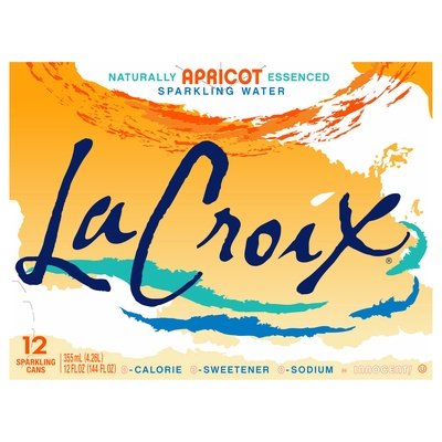 LACRX SPRKLNG WTR APRICOT CAN 2/12/12 OZ [UNFI #1595081] [ebt]