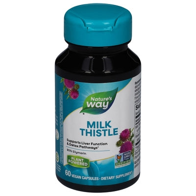 Natures Way Milk Thistle Vegan Capsules 60 Cap [UNFI #0591727]