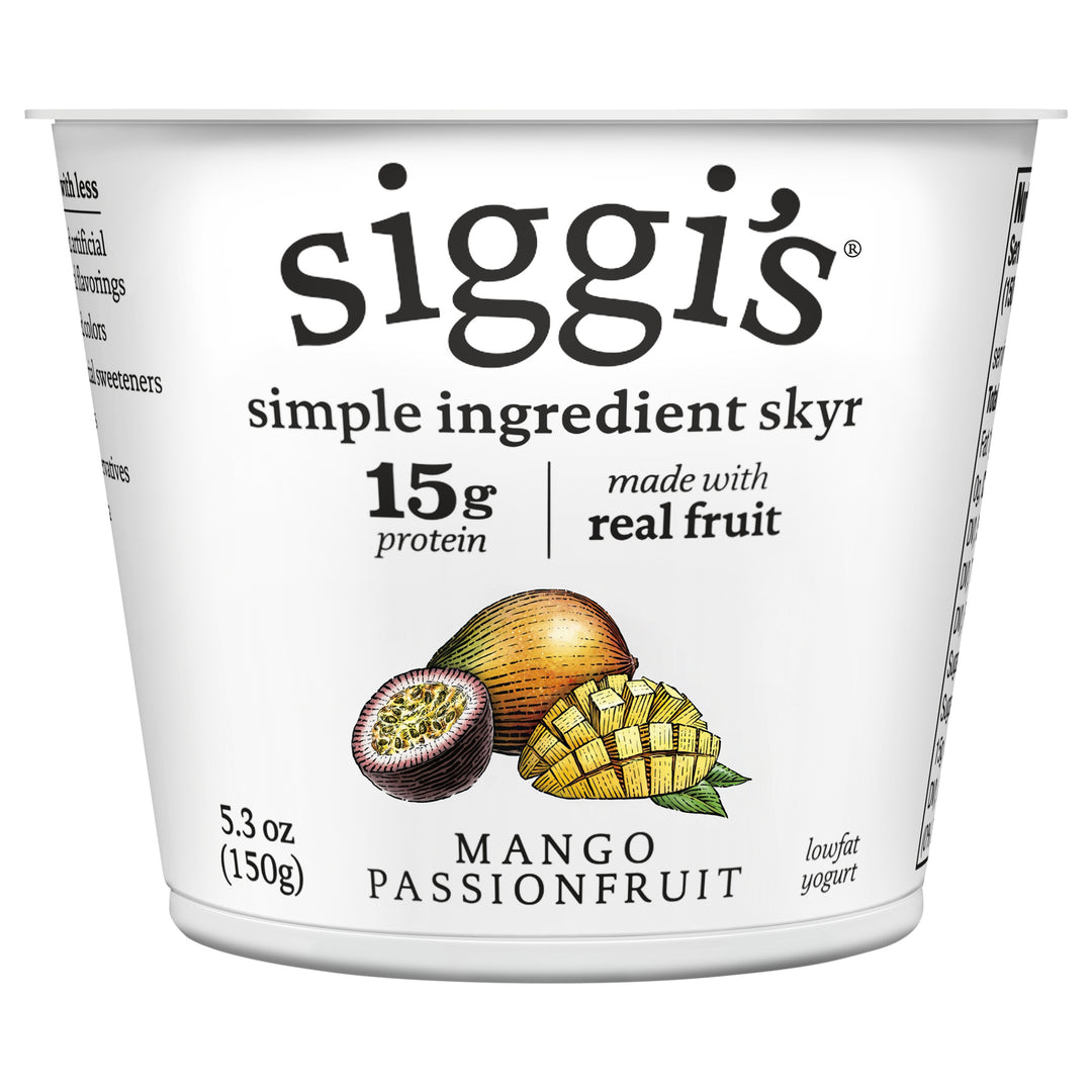Siggis Yogurt Lowfat Mango Passionfruit 12/5.3 OZ [UNFI #3027380] [ebt]