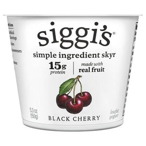 Siggis Yogurt Black Cherry Lowfat 12/5.3 OZ [UNFI #1885284] [ebt]