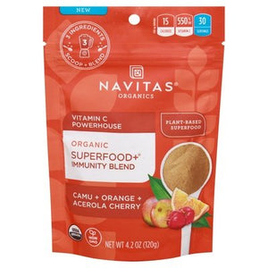Navitas Organics Superfood + Immunity Blend Camu + Orange + Acerola Cherry 6/4.2 OZ [UNFI #2661338]