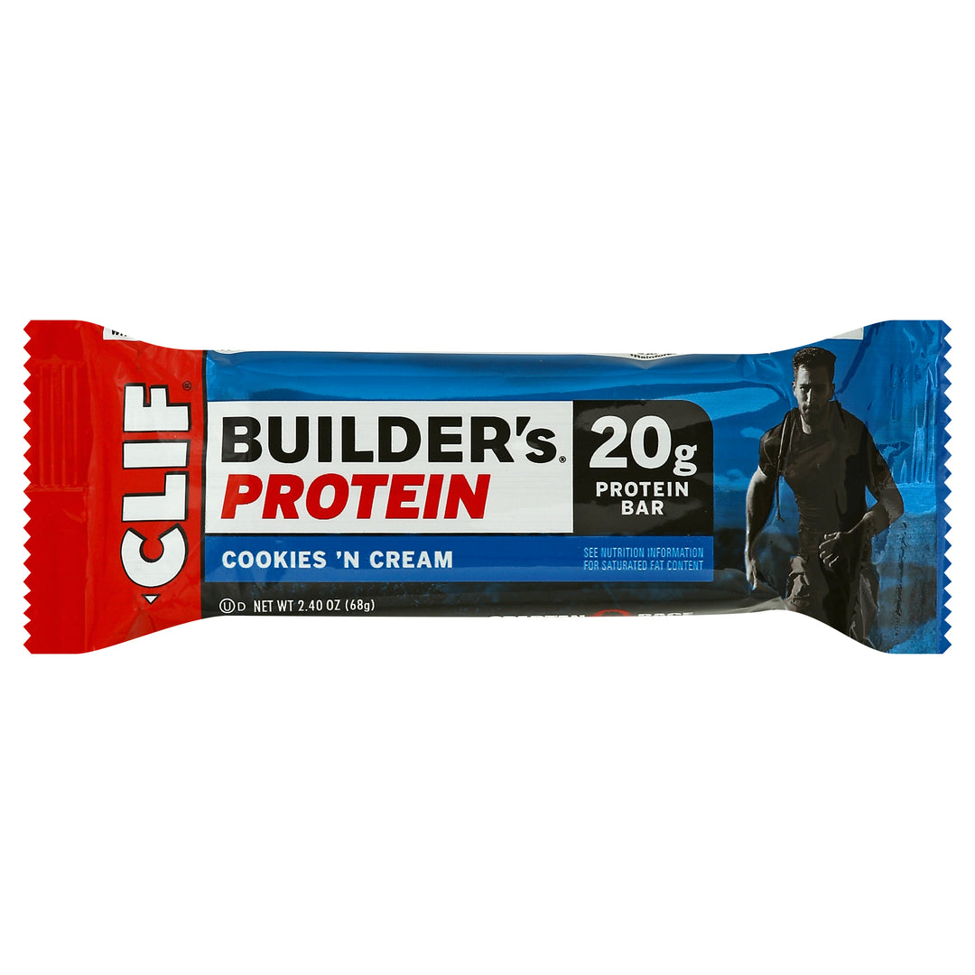 Clif Bar Protein Bar Cookies N Cream 12/2.4 OZ [UNFI #446377] [ebt]