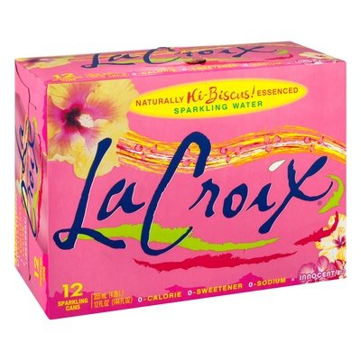 Lacroix Sparkling Water Hibiscus 2/12/12OZ [UNFI #2473544] [ebt]