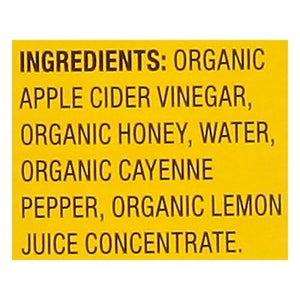 Bragg Apple Cider Vinegar Organic Honey Cayenne 12/32 OZ [UNFI #2013217]