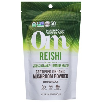 Om Mushroom Powder Organic Reishi 3.5 OZ [UNFI #2390565]