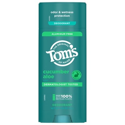 Toms Of Maine Deodorant Cucumber Aloe Scent Aluminum Free 1/3.25 OZ [UNFI #3037686] T