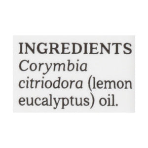 Aura Cacia Pure Essential Oil Dispelling Lemon Eucalyptus 1/.5 OZ [UNFI #604272] T