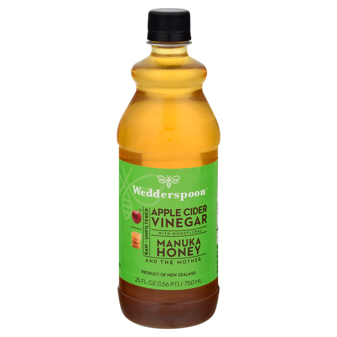 Wedderspoon Manuka Honey Vinegar Apple Cider With Monofloral 6/25 OZ [UNFI #2368165] [ebt]