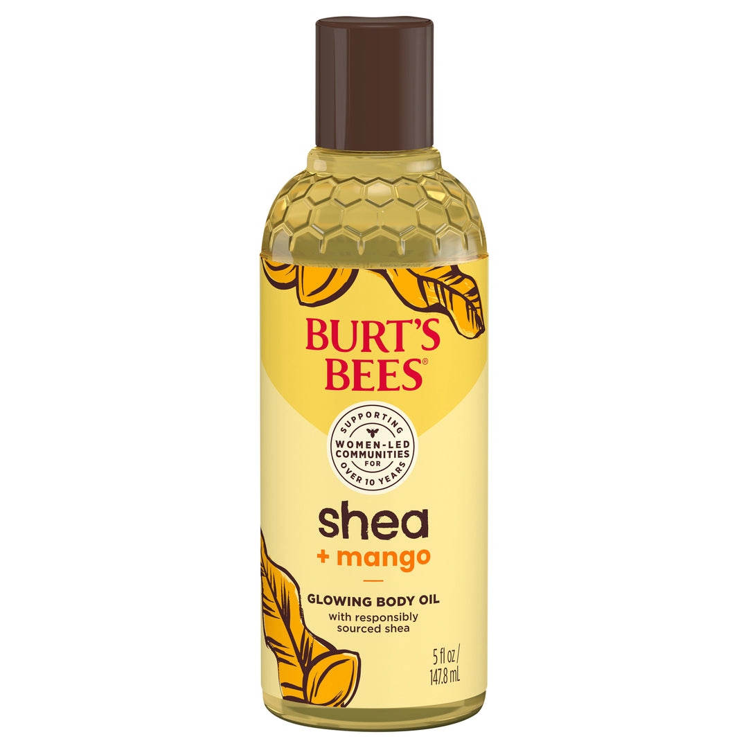 Burts Bees Body Oil Shea + Mango Glowing 5 OZ [UNFI #3014743] T