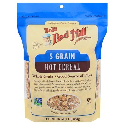 Bobs Red Mill Hot Cereal 5 Grain 4/16 OZ [UNFI #2532505] [ebt]