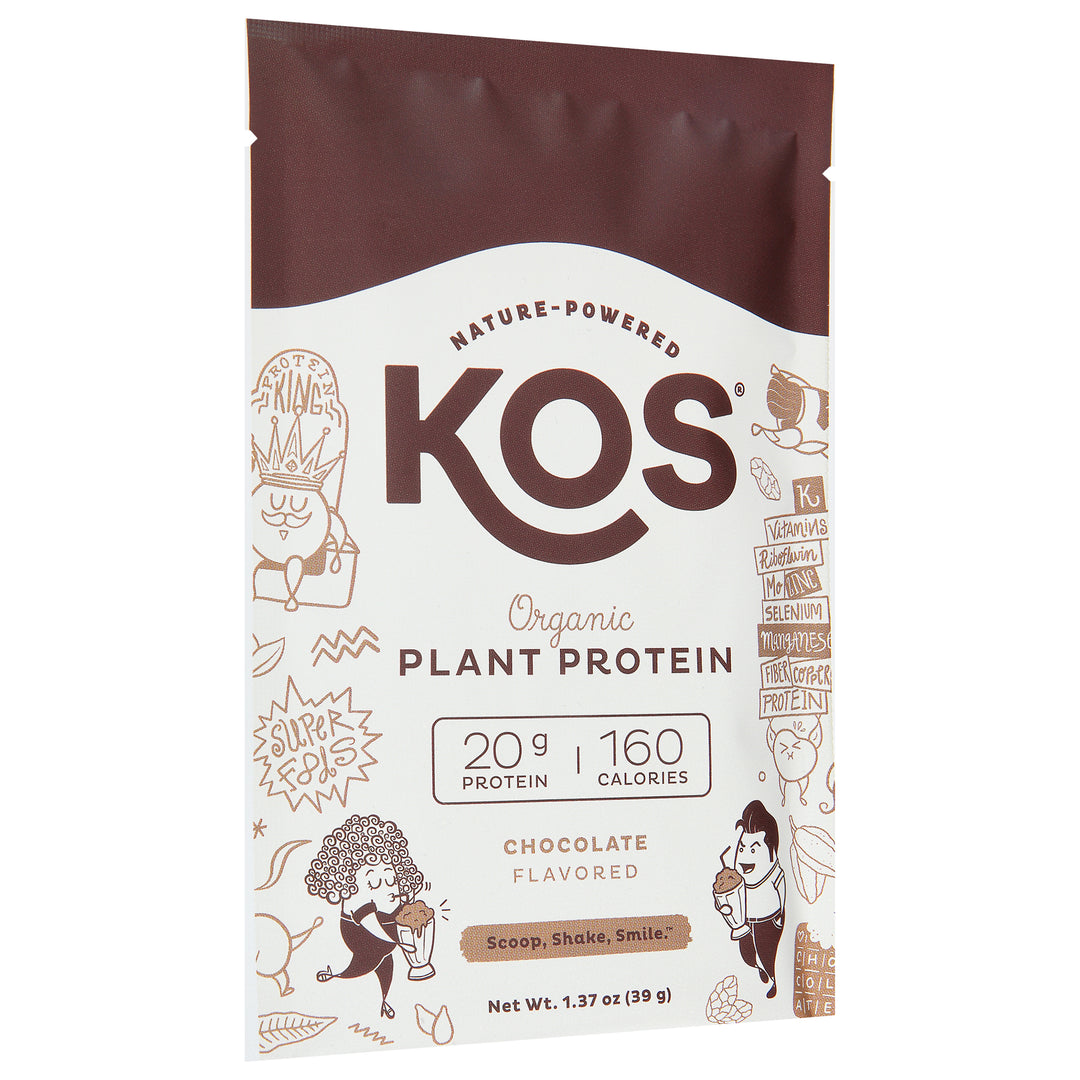 Kos Plant Protein Organic Chocolate 12/1.37 OZ [UNFI #2774081]