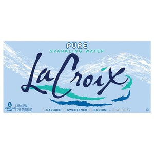 Lacroix Sparkling Water Pure 3/8/12 OZ [UNFI #1257872] [ebt]