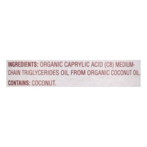 Nutiva MCT Oil C8 Organic 12 OZ [UNFI #2826568]