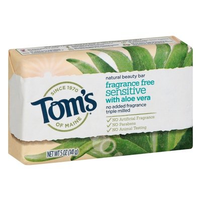 Toms Of Maine Beauty Bar Natural Fragrance Free Sensitive 6/5 OZ [UNFI #2230993] T
