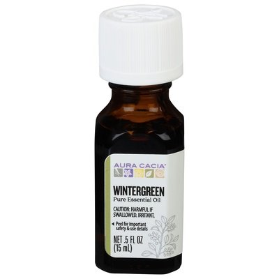 Aura Cacia Pure Essential Oil Wintergreen 1/.5 OZ [UNFI #445825] T