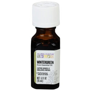 Aura Cacia Pure Essential Oil Wintergreen 1/.5 OZ [UNFI #445825] T