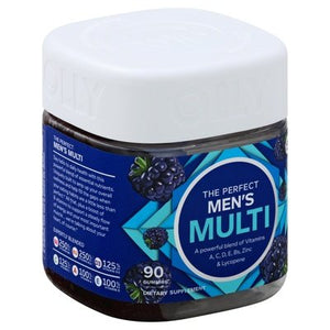 Olly Mens Multi The Perfect Gummies Blackberry Blitz 1/90 CT [UNFI #2288058]
