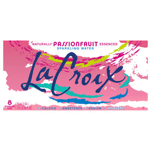 Lacroix Sparkling Water Natural Passionfruit Essenced 3/8/12 OZ [UNFI #1734391] [ebt]