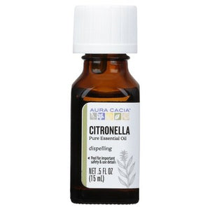 Aura Cacia Pure Essential Oil Citronella 1/.5 OZ [UNFI #713784] T