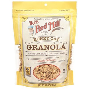 Bobs Red Mill Granola Honey Oat 4/12 OZ [UNFI #0604017] [ebt]