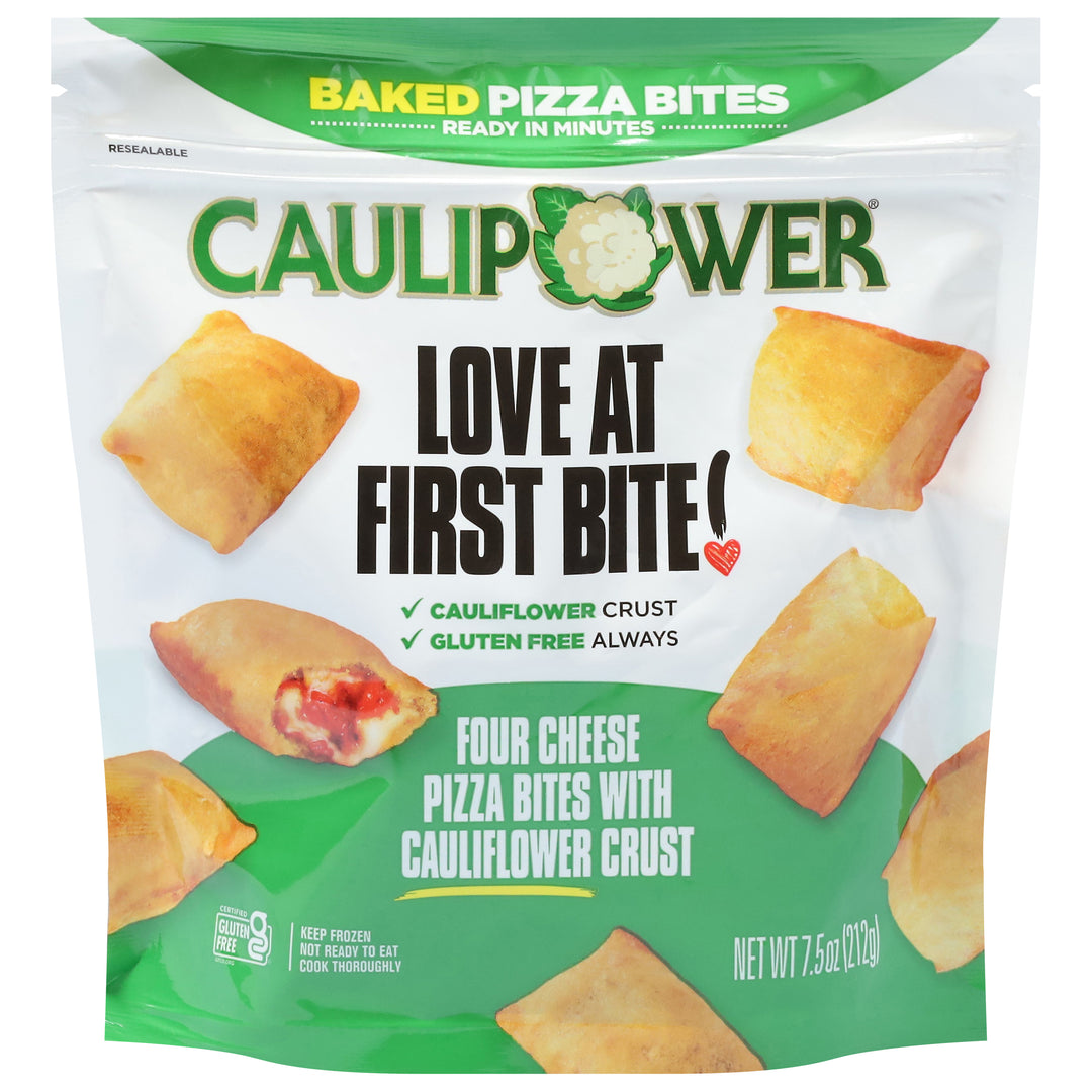 Caulipower Pizza Bites With Cauliflower Crust Four Cheese 8/7.5 OZ [UNFI #2998789] [ebt]