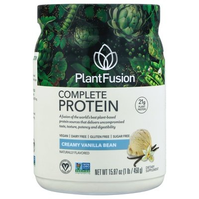 Plantfusion Complete Protein Creamy Vanilla Bean 15.87 OZ [UNFI #0414326]