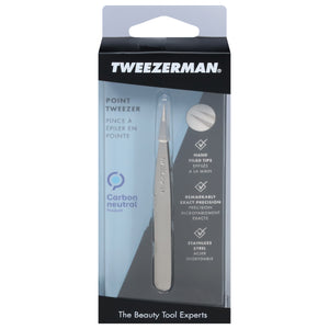 Tweezerman Point Tweezer Classic Stainless 1/CT [UNFI #2619385] T