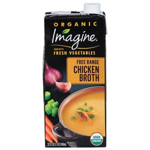 Imagine Foods Chicken Broth Organic Free Range 6/32 OZ [UNFI #2824720] [ebt]