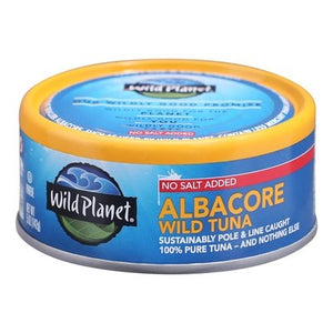 Wild Planet Wild Tuna No Salt Added Albacore 12/5 OZ [UNFI #0756106] [ebt]