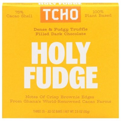 Tcho Chocolate Dark Chocolate Holy Fudge 10/2.5 OZ [UNFI #2825057] [ebt]