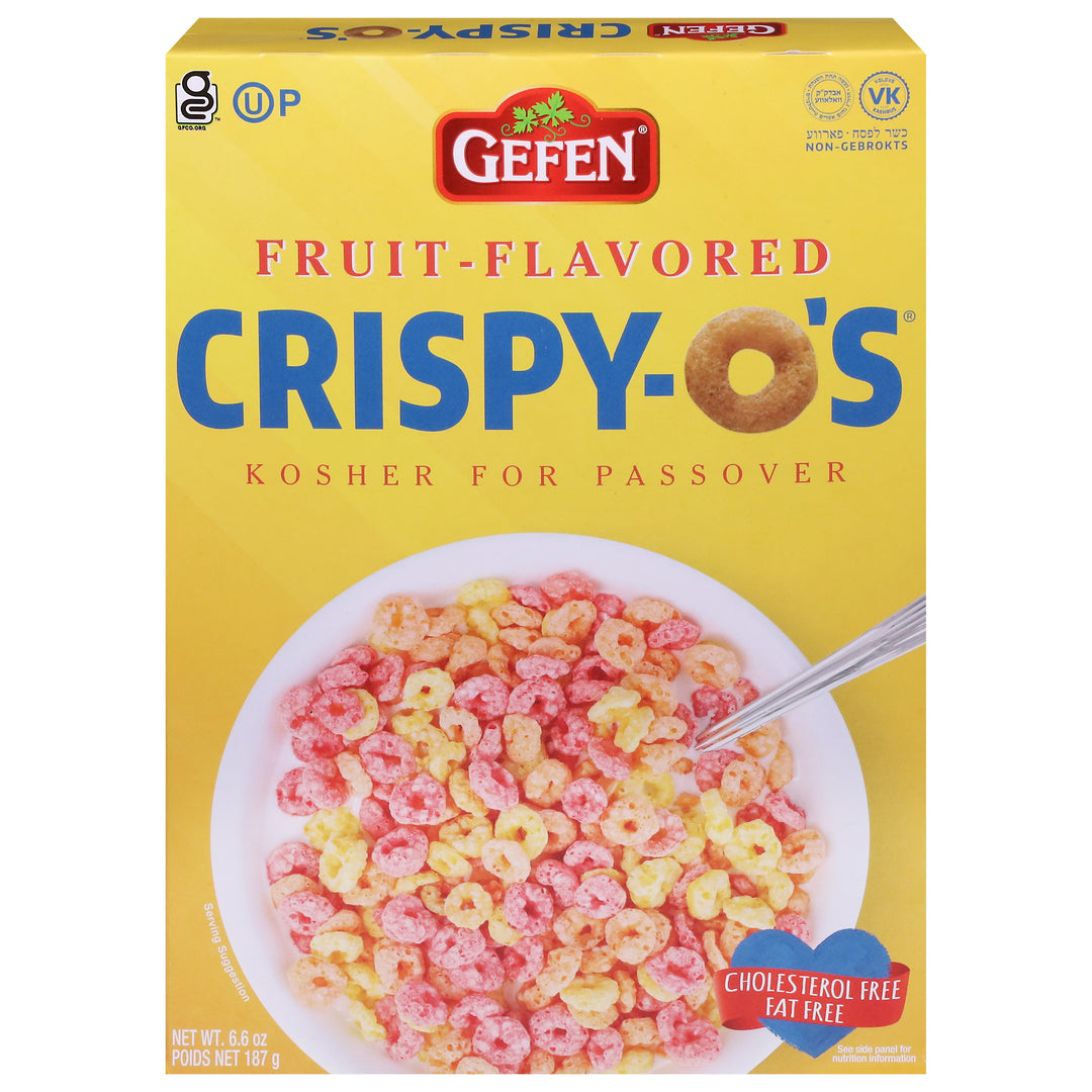 Gefen Cereal Crispy-Os Fruit Flavored 12/6.6 OZ [UNFI #2216075] [ebt]
