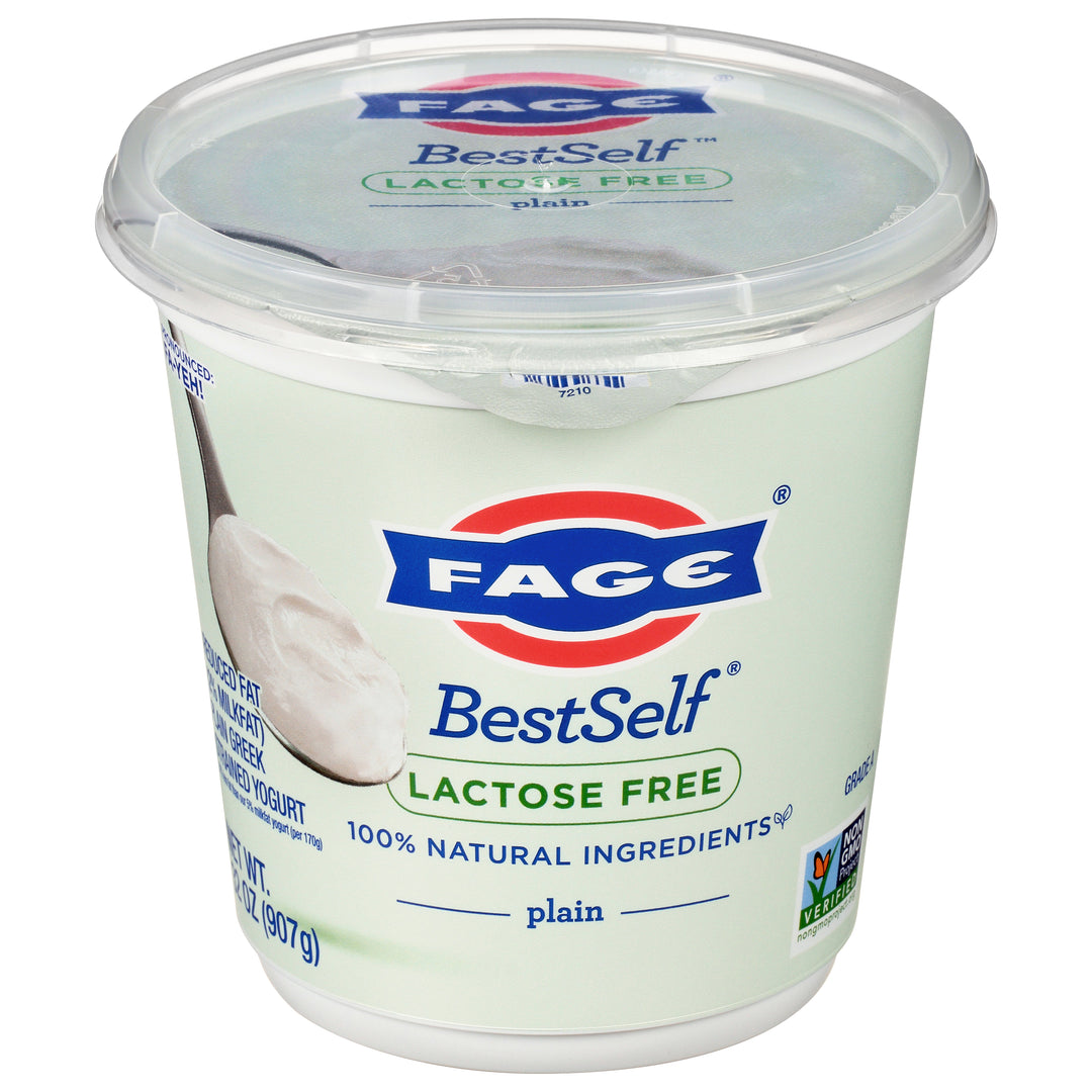 Fage Yogurt Strained Greek Reduced Fat Lactose Free Plain 6/32 OZ [UNFI #2693950] [ebt]
