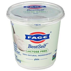 Fage Yogurt Strained Greek Reduced Fat Lactose Free Plain 6/32 OZ [UNFI #2693950] [ebt]